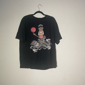 Mars Blackmon Air Jordan Mens Graphic T-Shirt Black Brooklyn Crew Neck XL